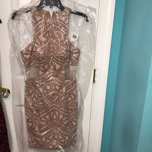 New GB Sequin Sheath Formal Dress